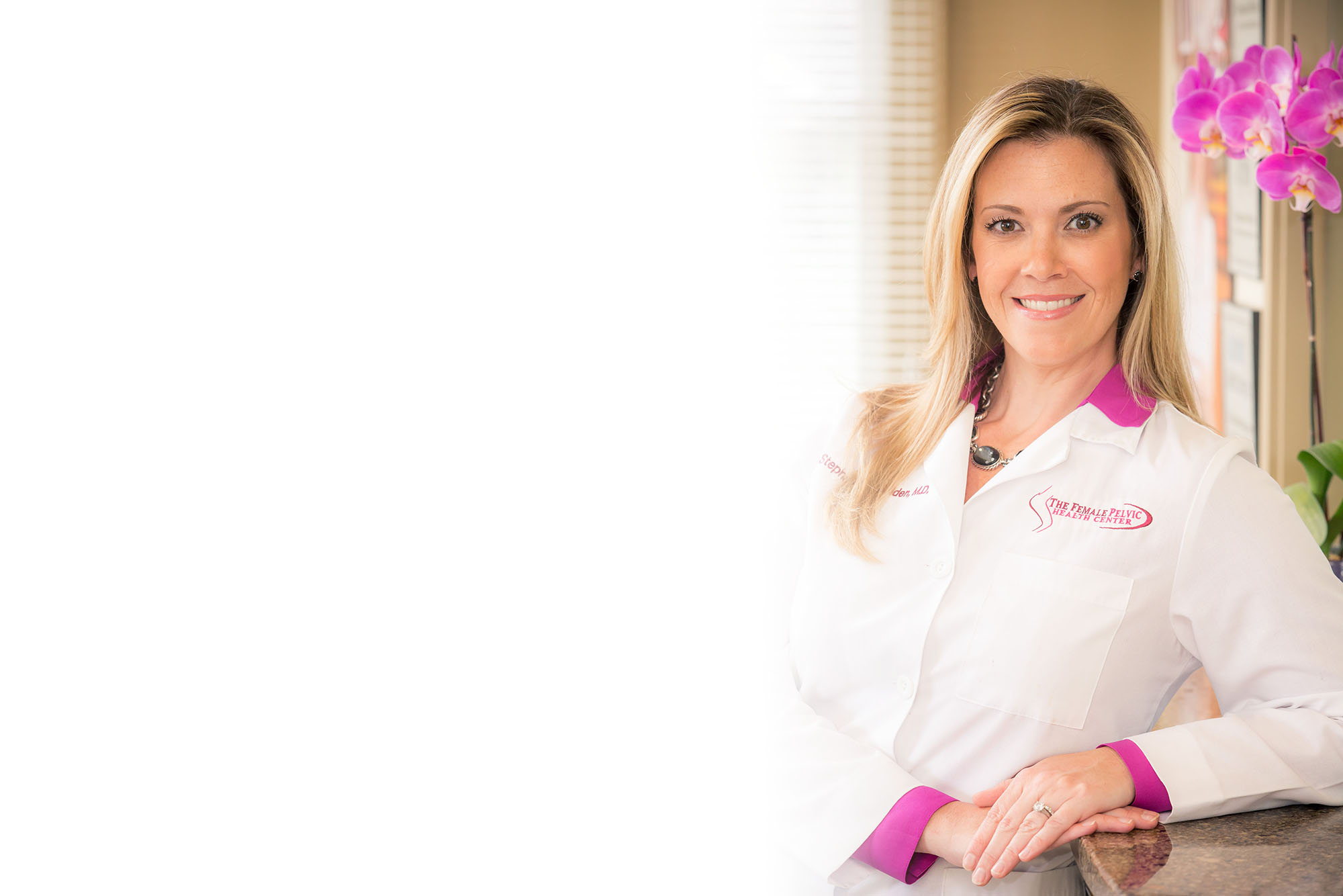 Dr Stephanie Molden in her Newtown PA Office